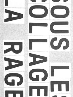 Sous les collages, la rage
