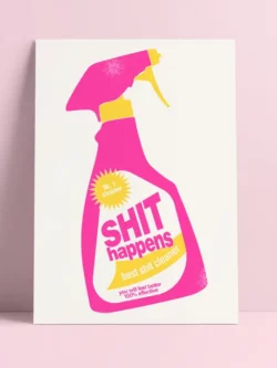 Shit happens - carte postale - Studio Inktvis