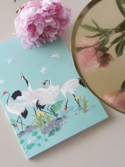Carnet Grues japonaises (A5) - Lümne